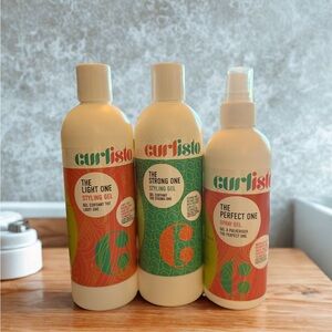 Curlisto hair styling gel set